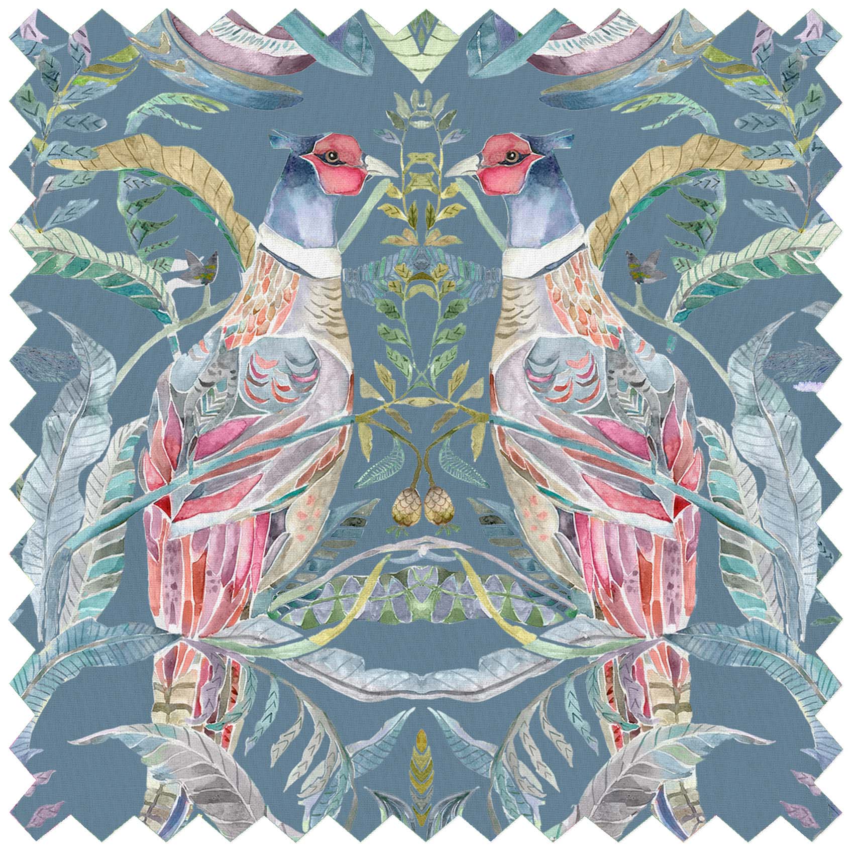 Netherton Loganberry Denim Lomond Pima Lawn Cotton - Dress Fabric