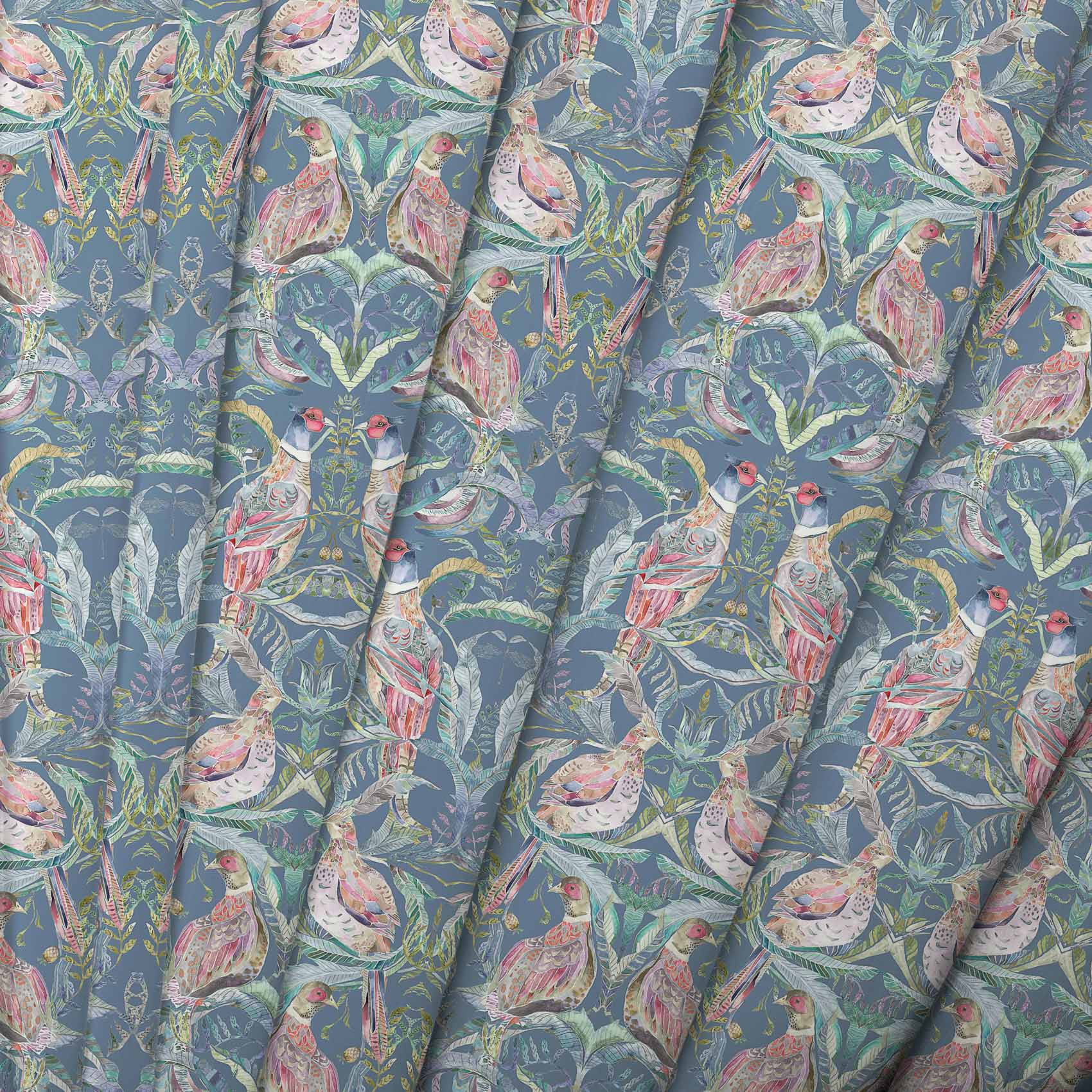 Netherton Loganberry Denim Lomond Pima Lawn Cotton - Dress Fabric