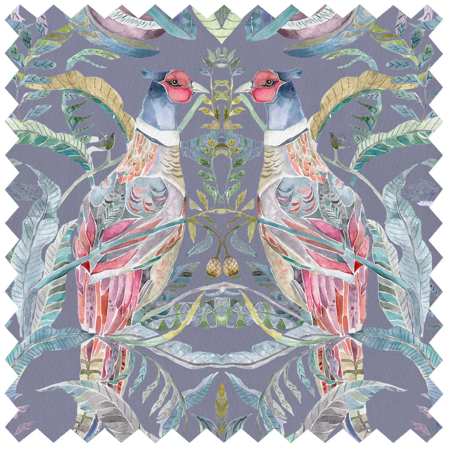 Netherton Loganberry Heather Lomond Pima Lawn Cotton - Dress Fabric