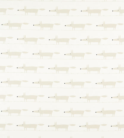 Midi Fox Fabric - Snow