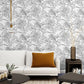 Linear Leaf Peel & Stick Wallpaper