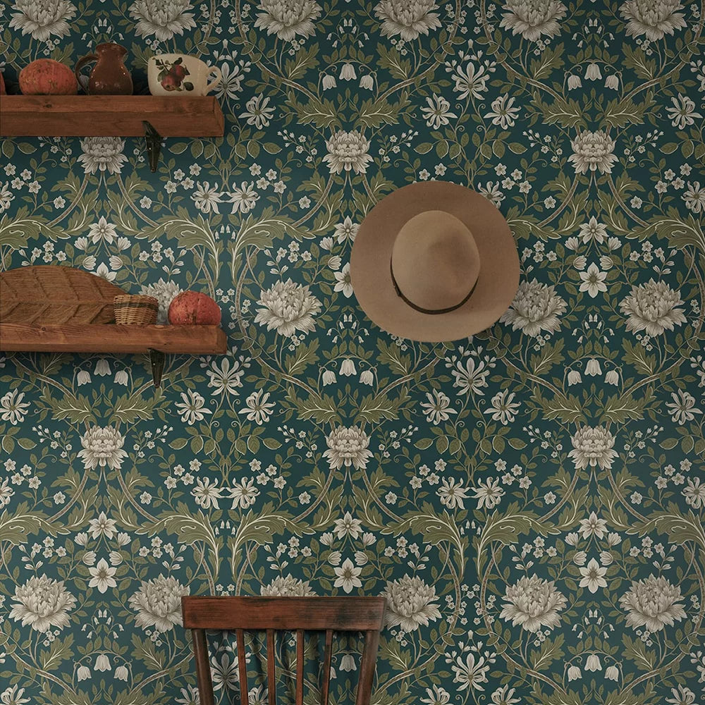 Honeysuckle Trail Peel & Stick Wallpaper