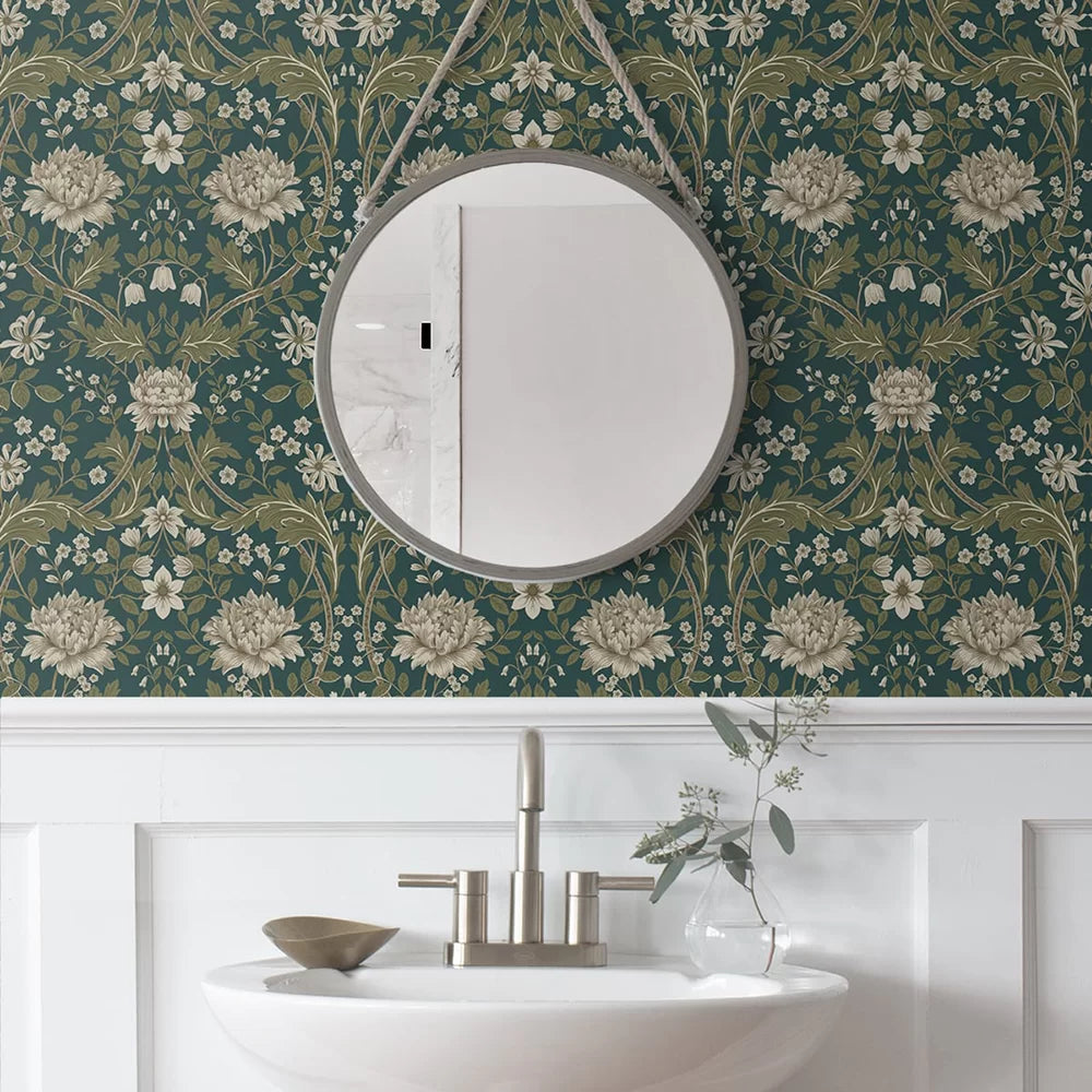 Honeysuckle Trail Peel & Stick Wallpaper