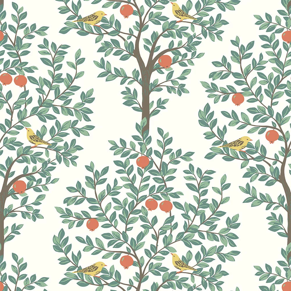 Fruit Tree Peel & Stick Wallpaper