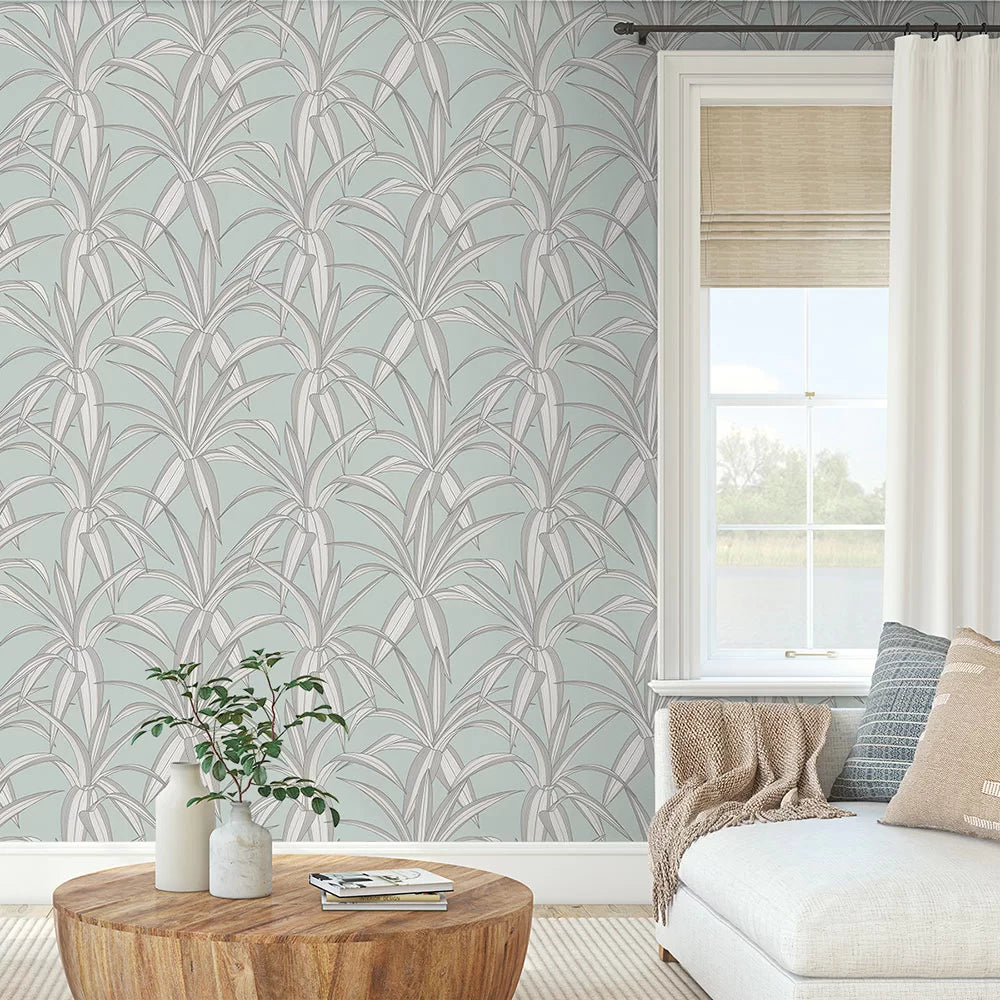 Tossed Cradle Plant Peel & Stick Wallpaper