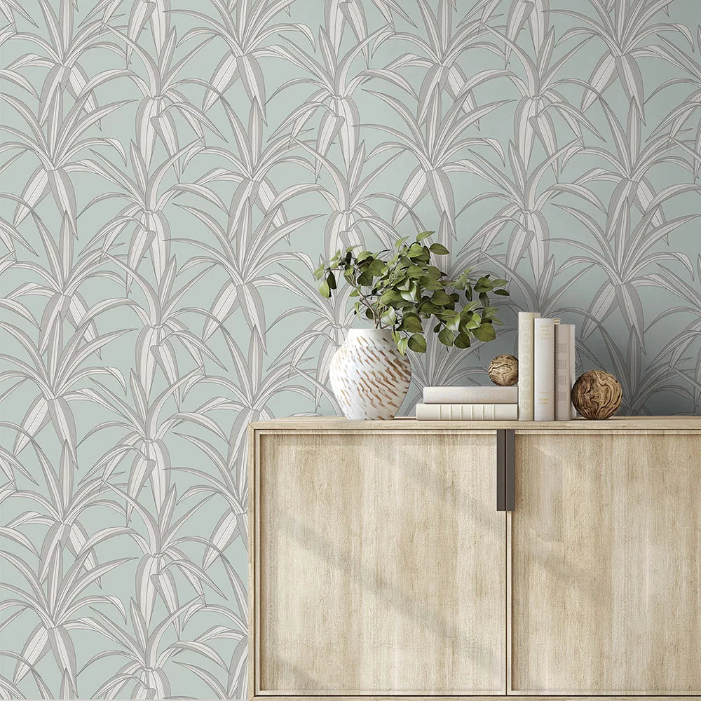Tossed Cradle Plant Peel & Stick Wallpaper