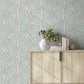 Tossed Cradle Plant Peel & Stick Wallpaper