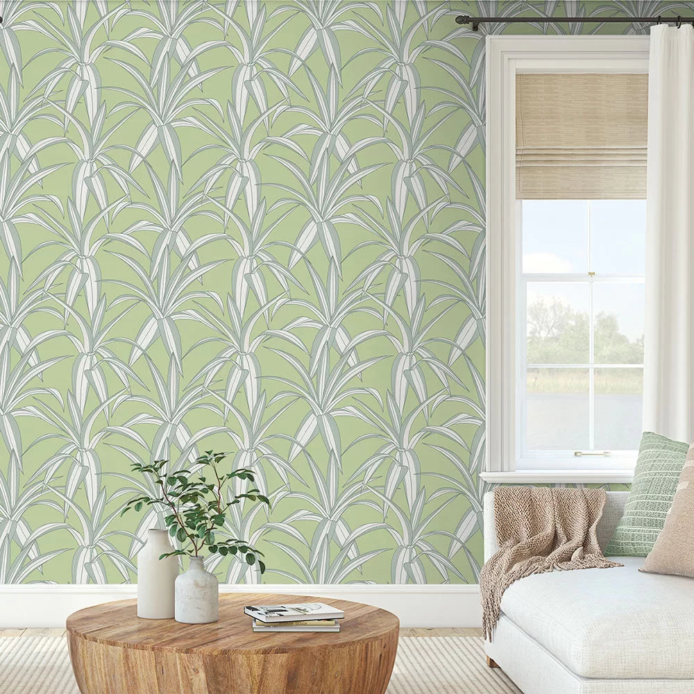 Tossed Cradle Plant Peel & Stick Wallpaper