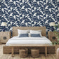 Pinstripe Leaf Trail Peel & Stick Wallpaper