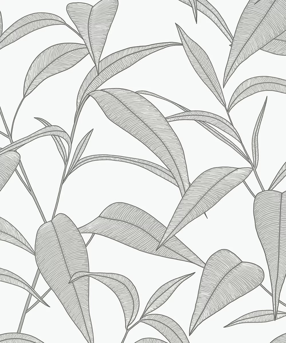 Pinstripe Leaf Trail Peel & Stick Wallpaper