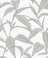 Pinstripe Leaf Trail Peel & Stick Wallpaper