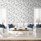 Pinstripe Leaf Trail Peel & Stick Wallpaper