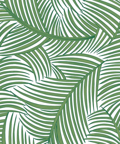 Tossed Palm Fronds Peel & Stick Wallpaper