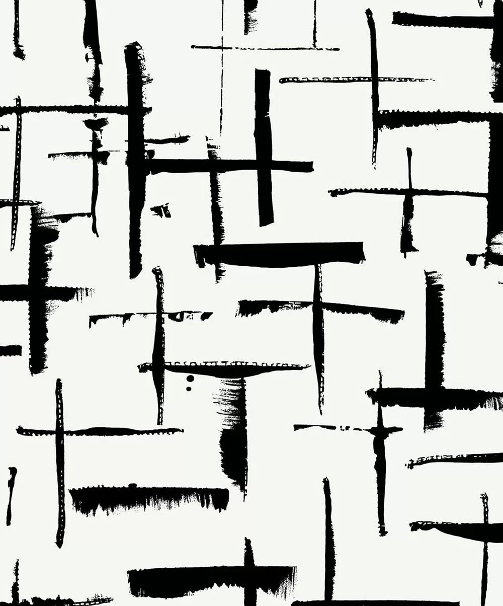 Crosshatch Abstract Peel & Stick Wallpaper