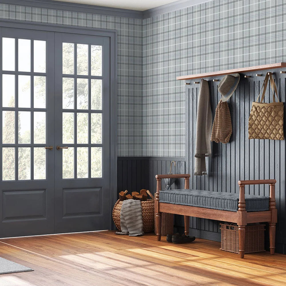 Tailor Plaid Peel & Stick Wallpaper