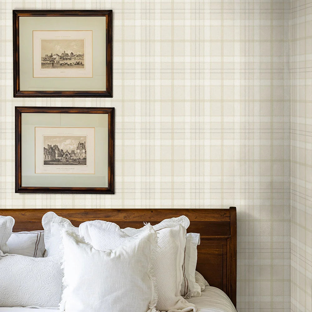 Tailor Plaid Peel & Stick Wallpaper