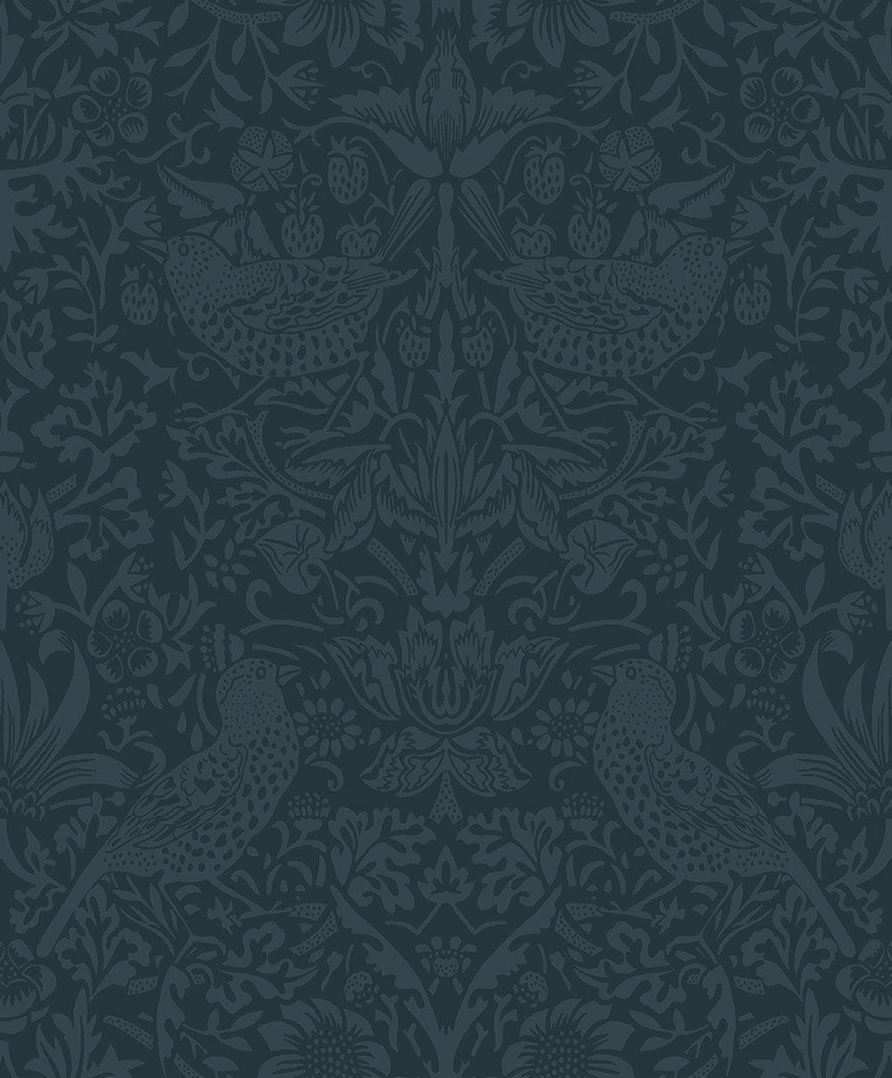 Tonal Bird Garden Peel & Stick Wallpaper