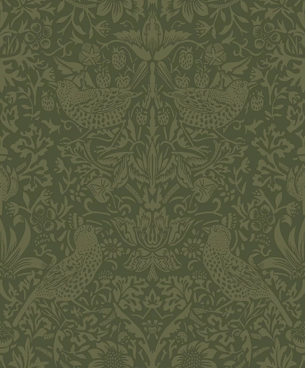 Tonal Bird Garden Peel & Stick Wallpaper