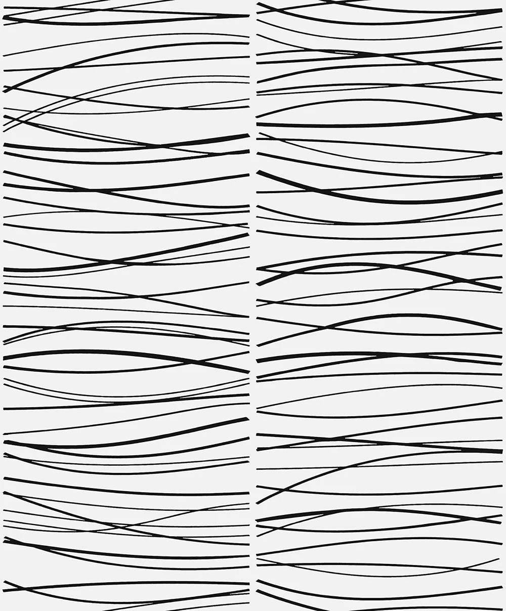 Wave Lines Peel & Stick Wallpaper
