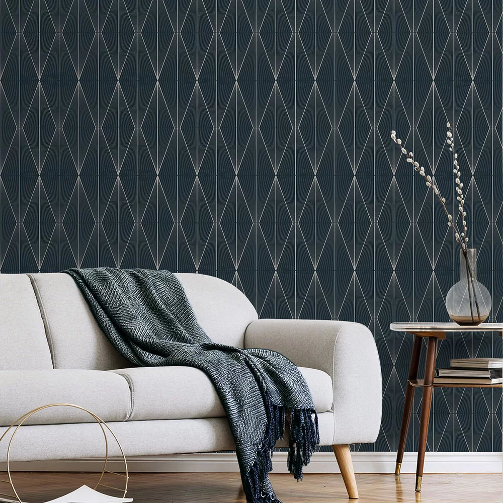 Geo Diamond Peel & Stick Wallpaper