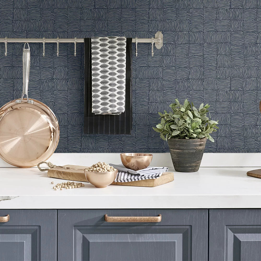 Organic Squares Peel & Stick Wallpaper