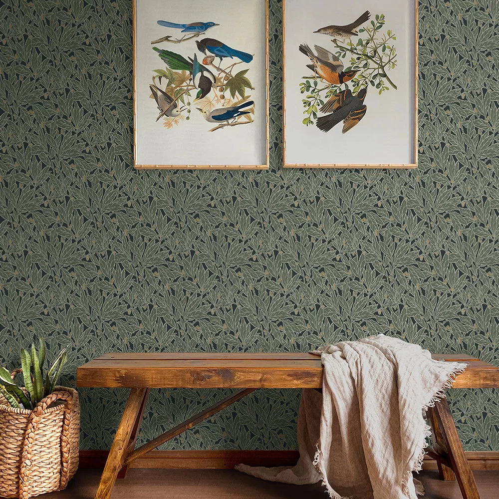 Berry and Leaf Peel & Stick Wallpaper
