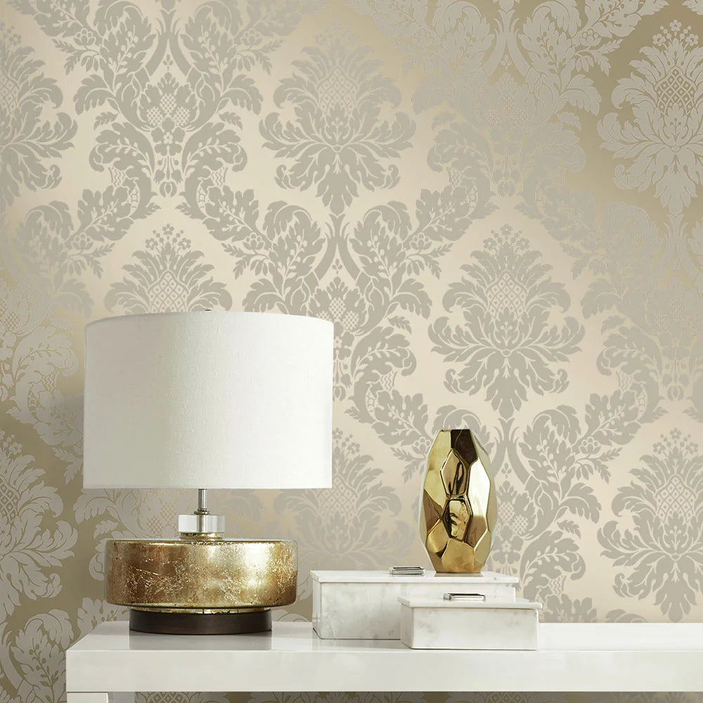 Charnay Damask Peel & Stick Wallpaper