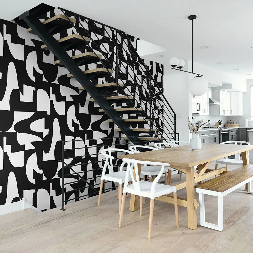 Organic Geometric Peel & Stick Wallpaper