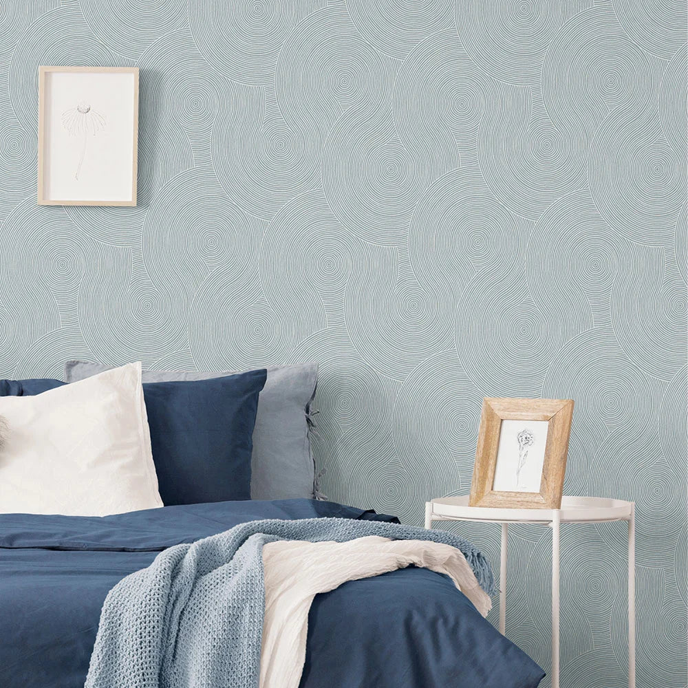 Swirl Geo Peel & Stick Wallpaper