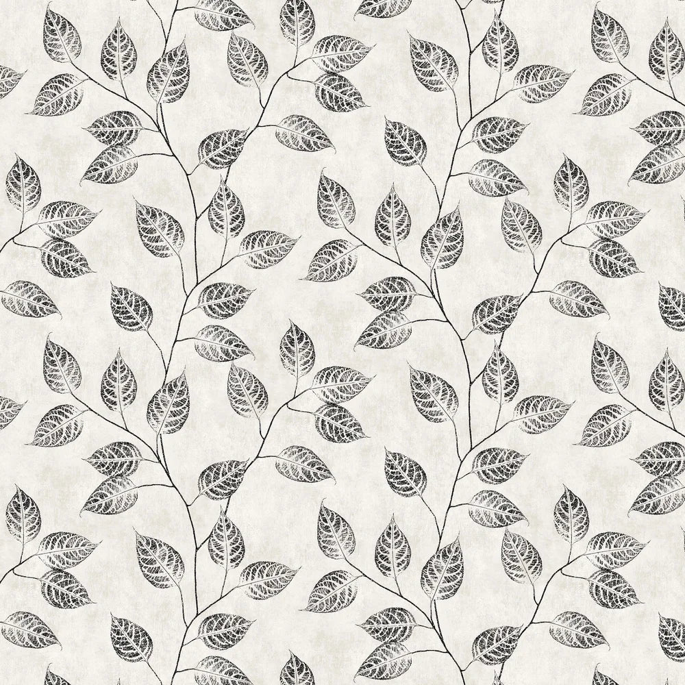 Leaf Silhouette Peel & Stick Wallpaper