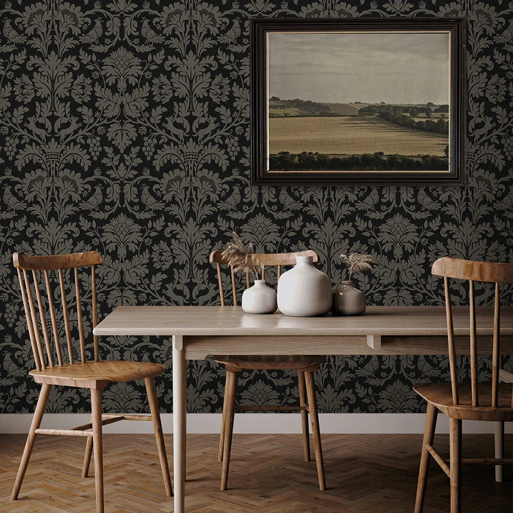 Ansel Damask Peel & Stick Wallpaper