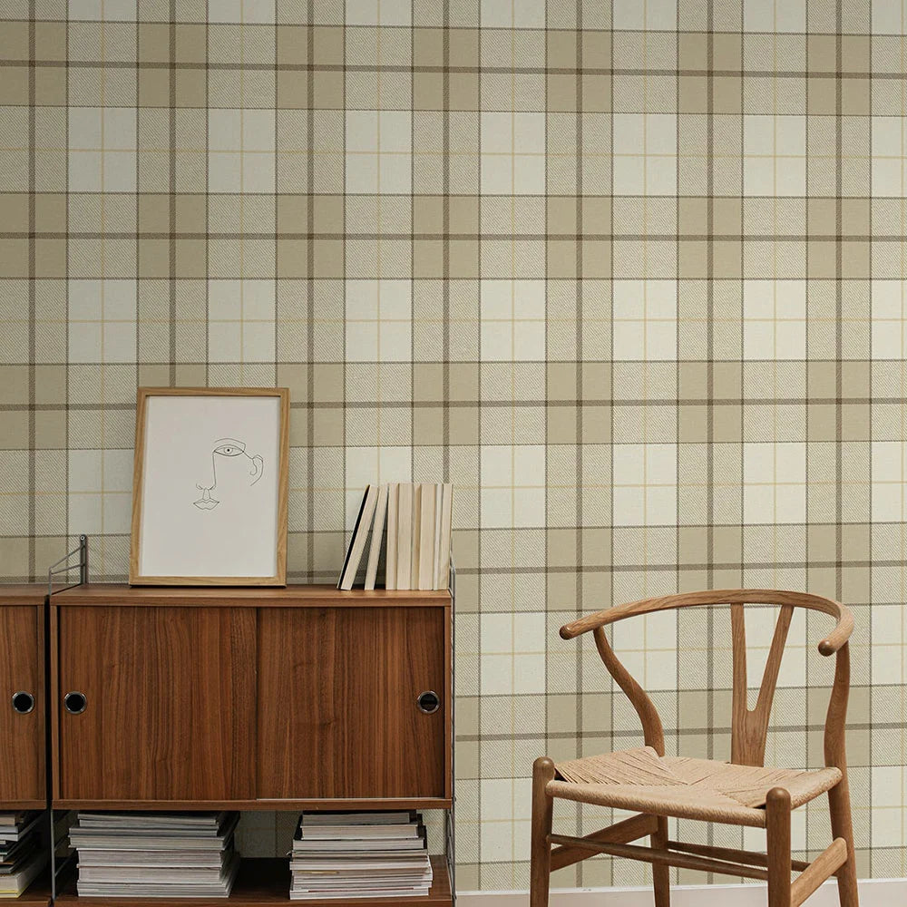 Altarinda Plaid Peel & Stick Wallpaper