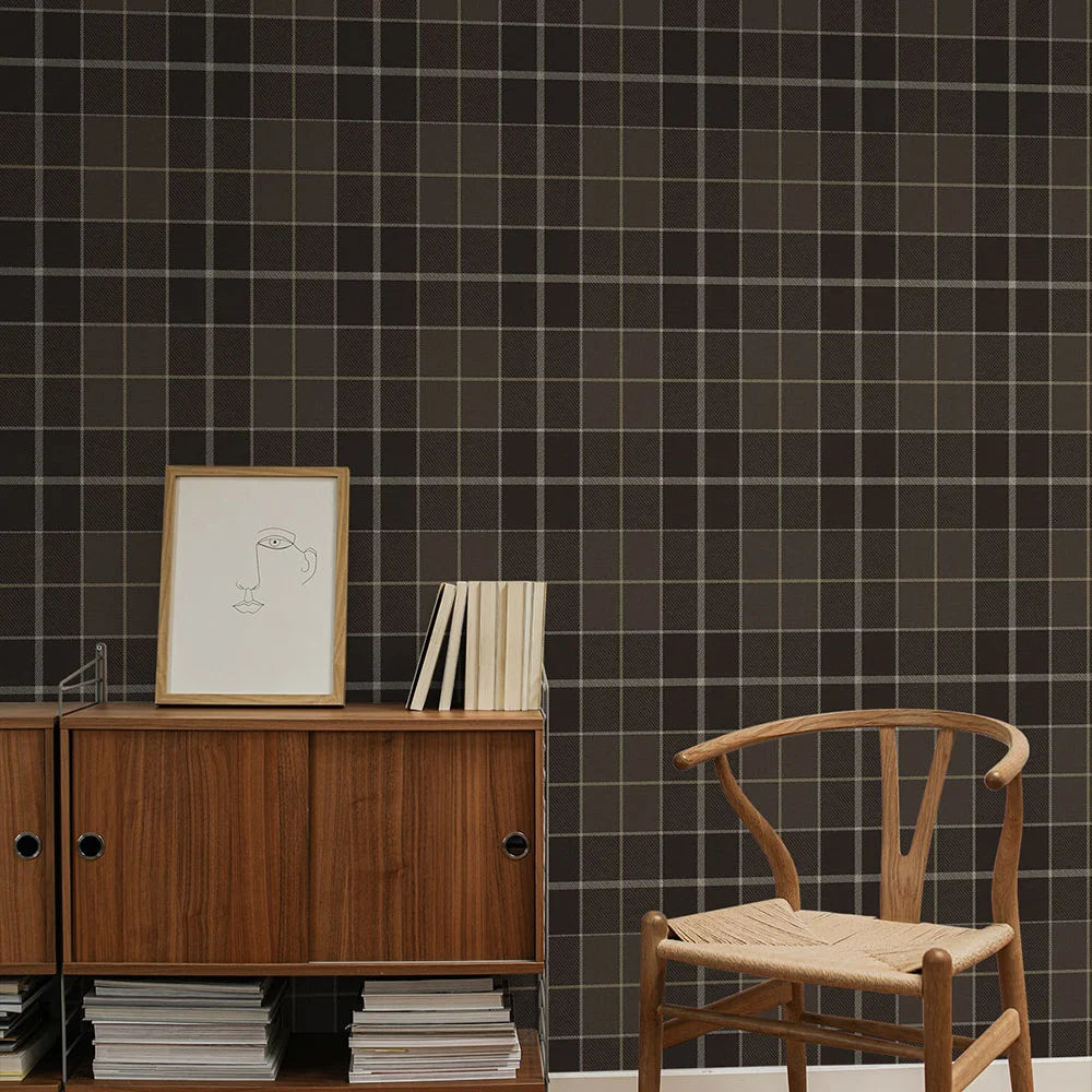 Altarinda Plaid Peel & Stick Wallpaper
