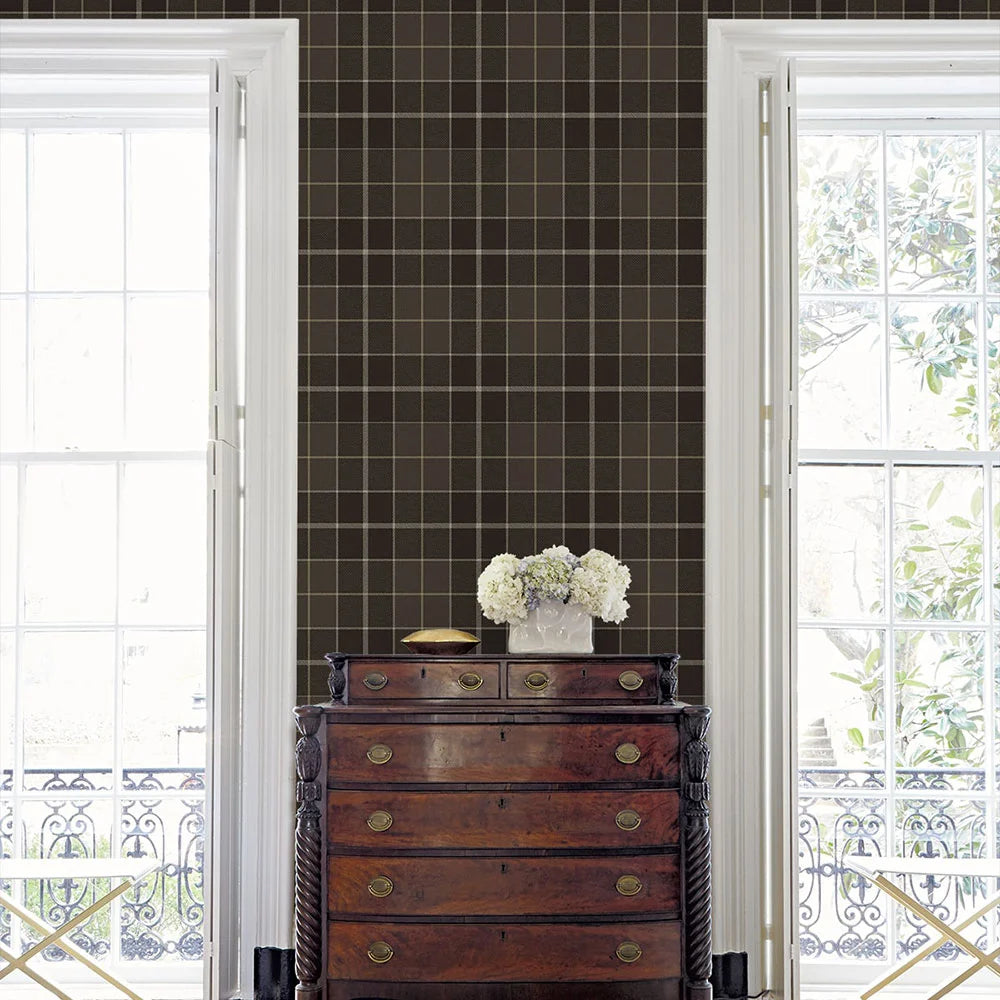 Altarinda Plaid Peel & Stick Wallpaper