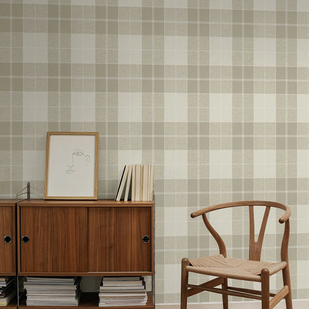 Altarinda Plaid Peel & Stick Wallpaper
