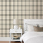 Calverlay Plaid Peel & Stick Wallpaper