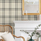 Calverlay Plaid Peel & Stick Wallpaper