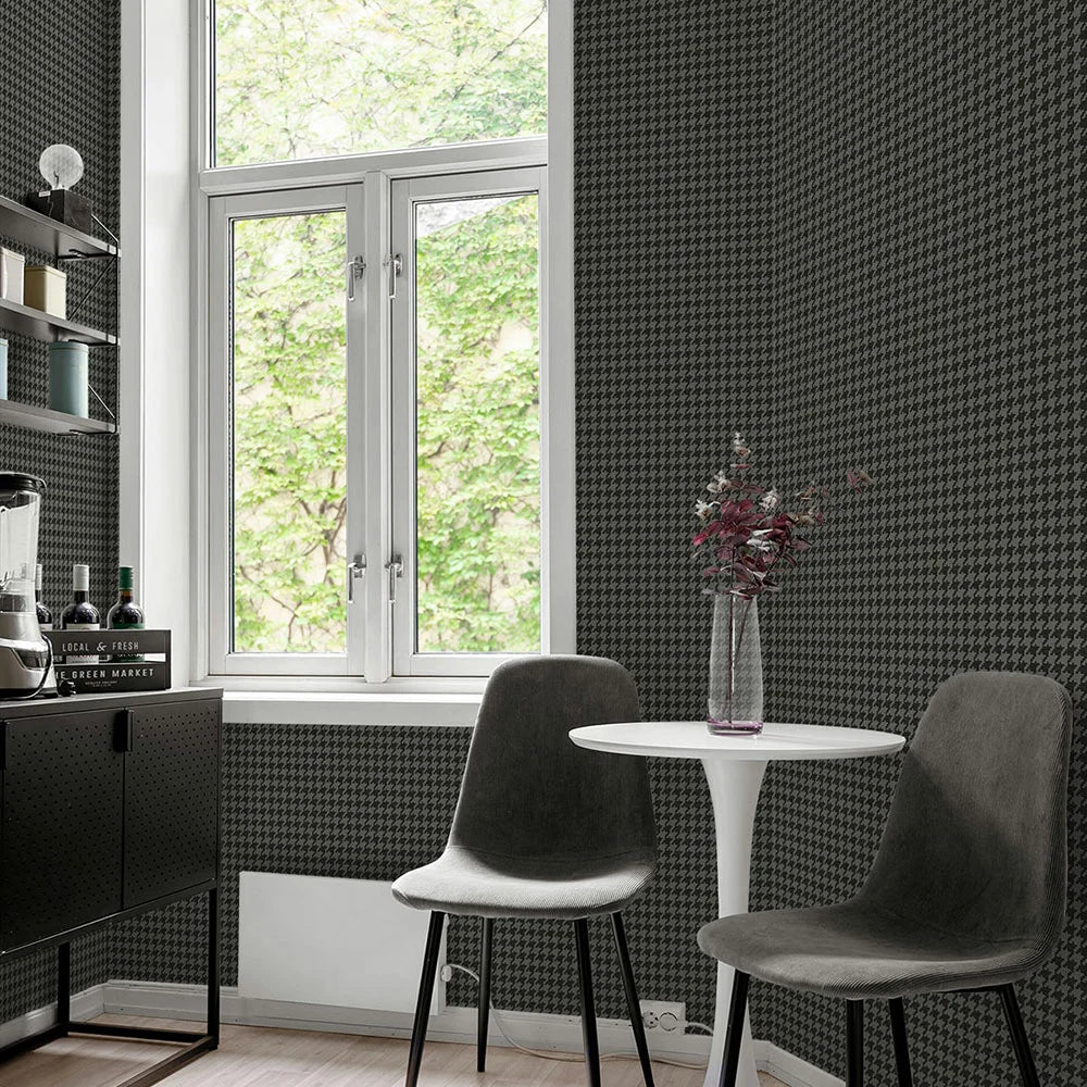 Tailor Houndstooth Peel & Stick Wallpaper