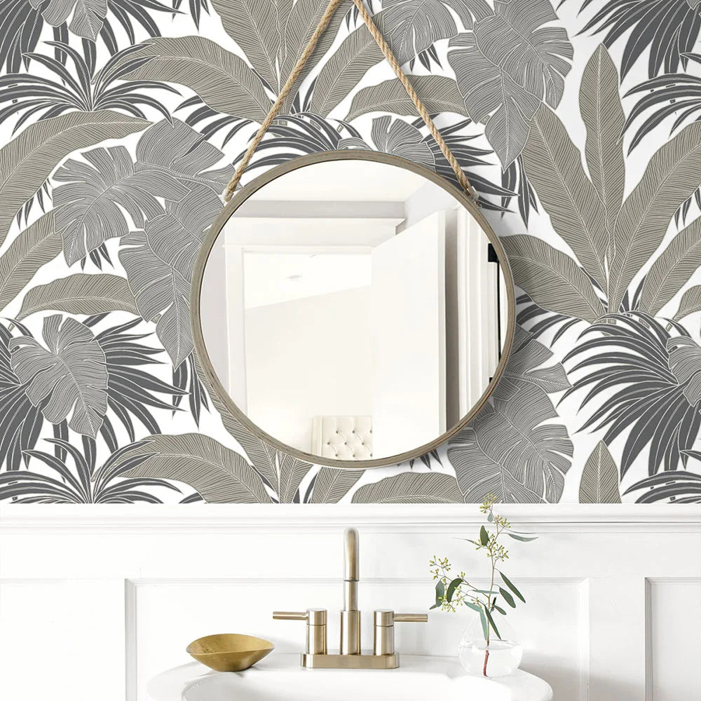 Laguna Leaf Peel & Stick Wallpaper