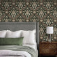 Acanthus Ogee Peel & Stick Wallpaper