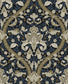 Acanthus Ogee Peel & Stick Wallpaper