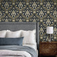 Acanthus Ogee Peel & Stick Wallpaper