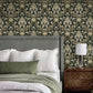 Acanthus Ogee Peel & Stick Wallpaper