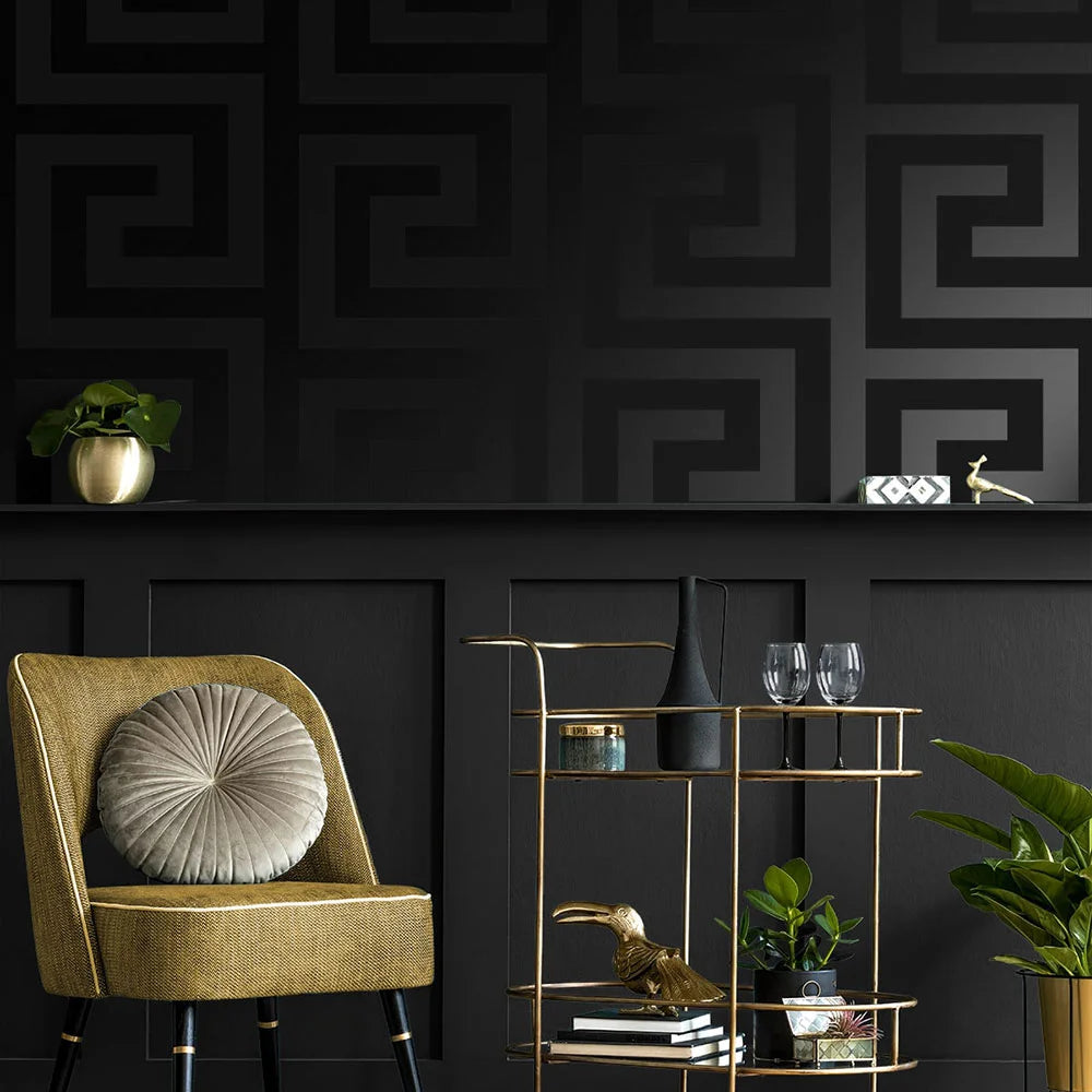 Geometric Maze Peel & Stick Wallpaper