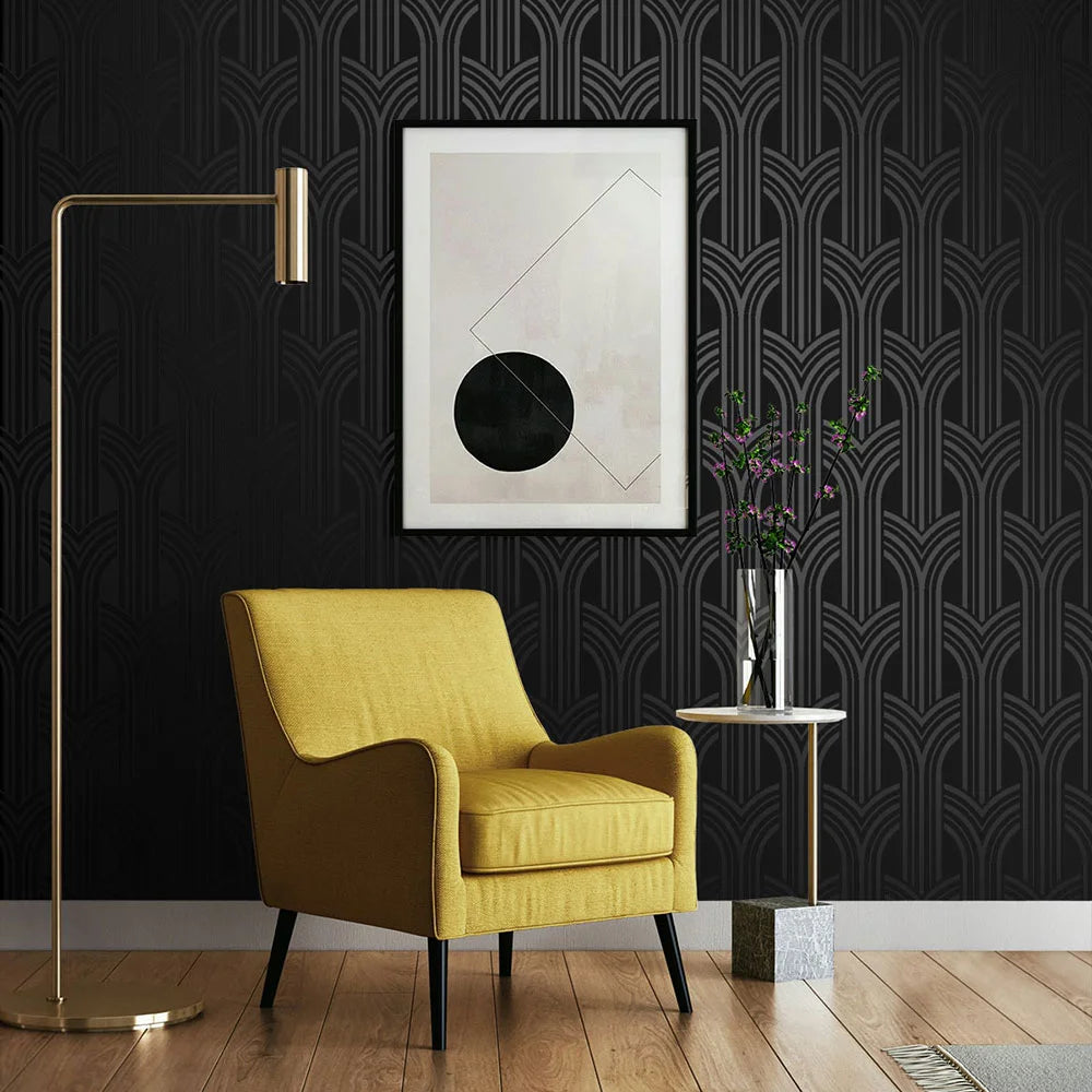 Geometric Arches Peel & Stick Wallpaper