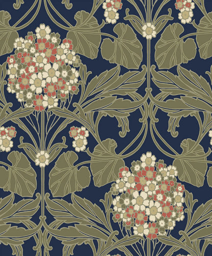 Hydrangea Floral Peel & Stick Wallpaper