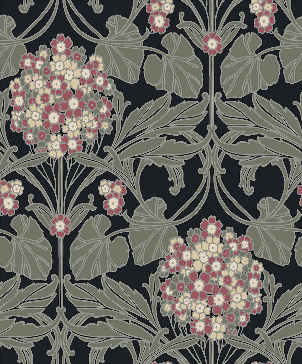 Hydrangea Floral Peel & Stick Wallpaper