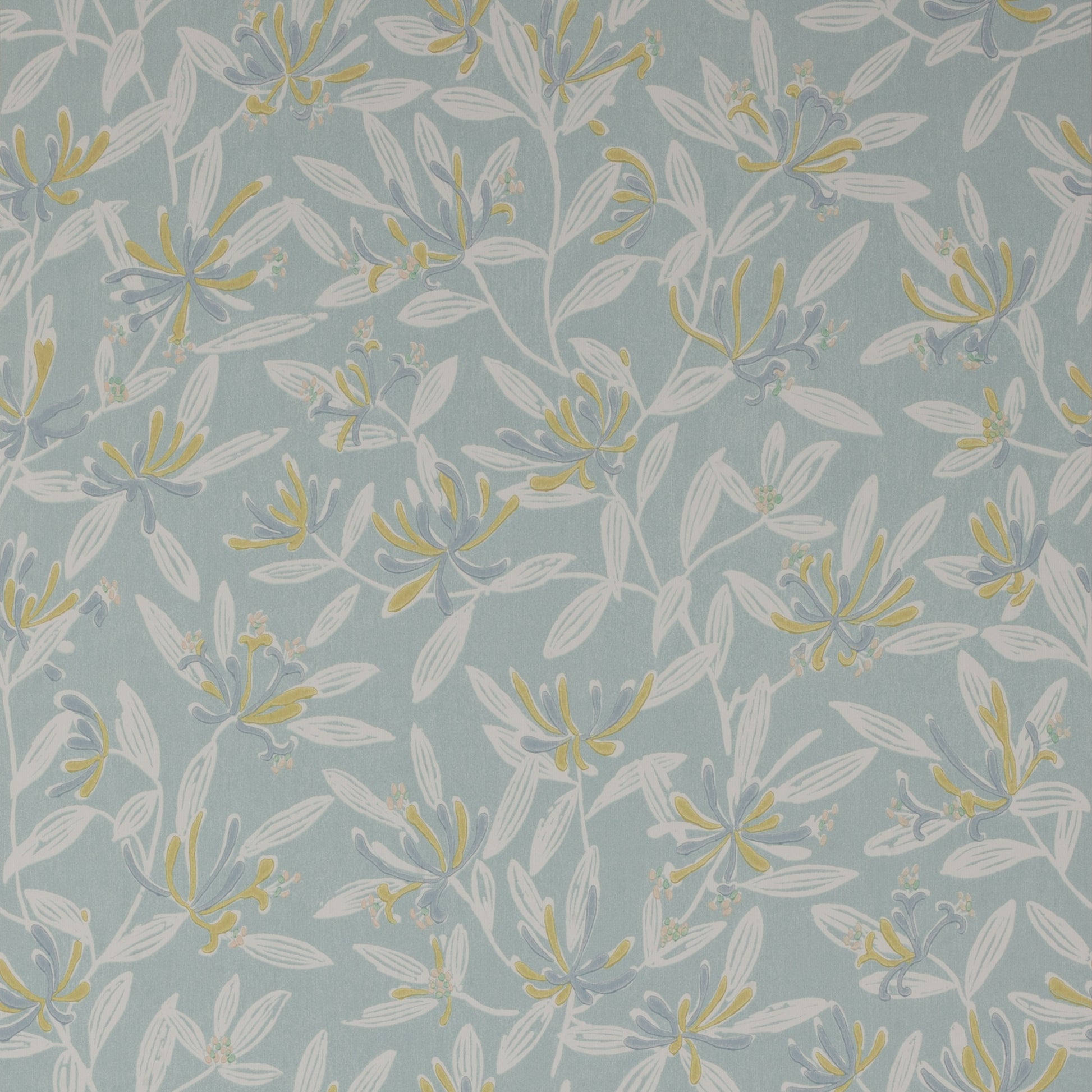 Nerissa Wallpaper - Aqua - J174W-01 - Jane Churchill