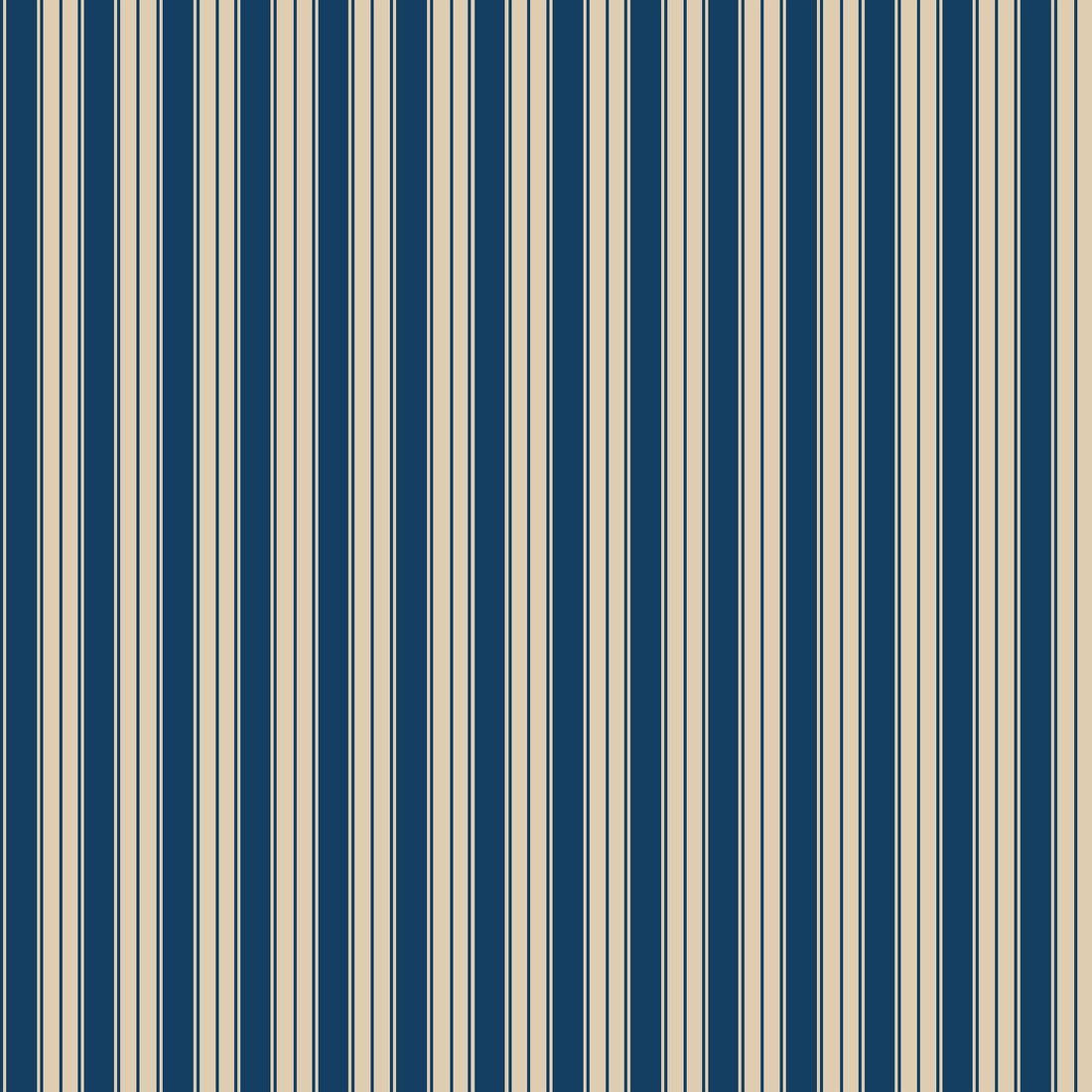 Niton Stripes Wallpaper - Blue - Summer Gray
