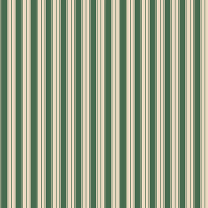 Niton Stripes Wallpaper - Green - Summer Gray
